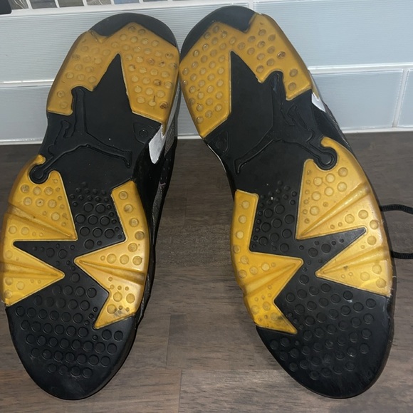 2010 Nike Air Jordan 6 Retro Lakers Kobe Men’s Size 13 Pre-owned Fair Condition - Picture 7 of 9